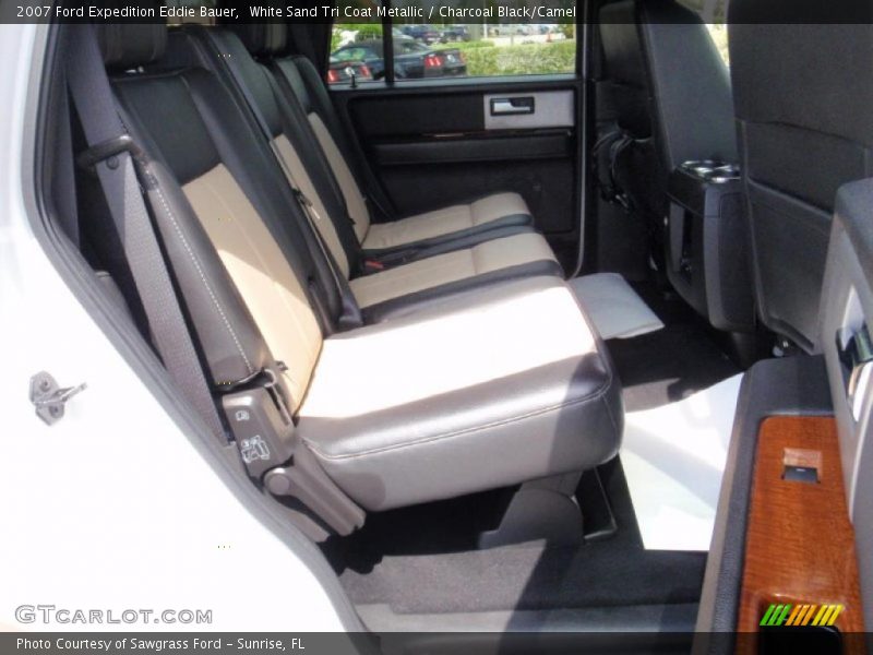 White Sand Tri Coat Metallic / Charcoal Black/Camel 2007 Ford Expedition Eddie Bauer