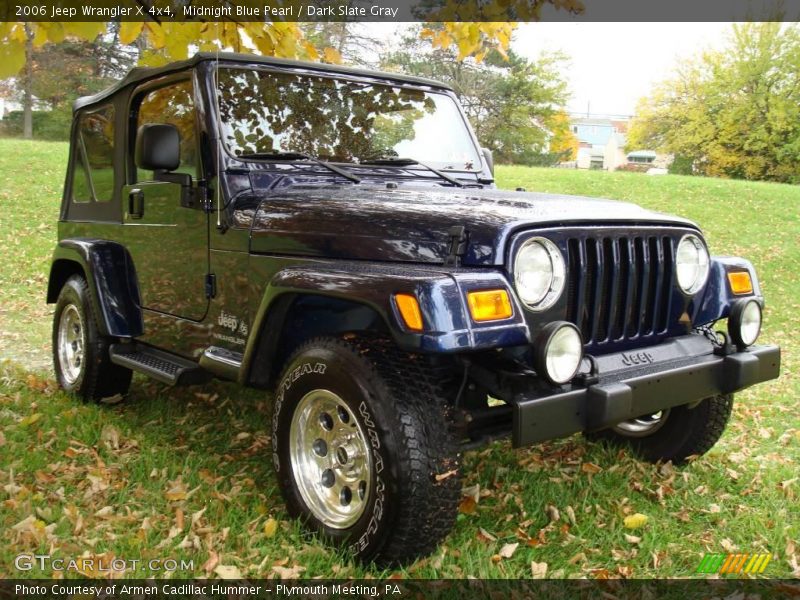 Midnight Blue Pearl / Dark Slate Gray 2006 Jeep Wrangler X 4x4