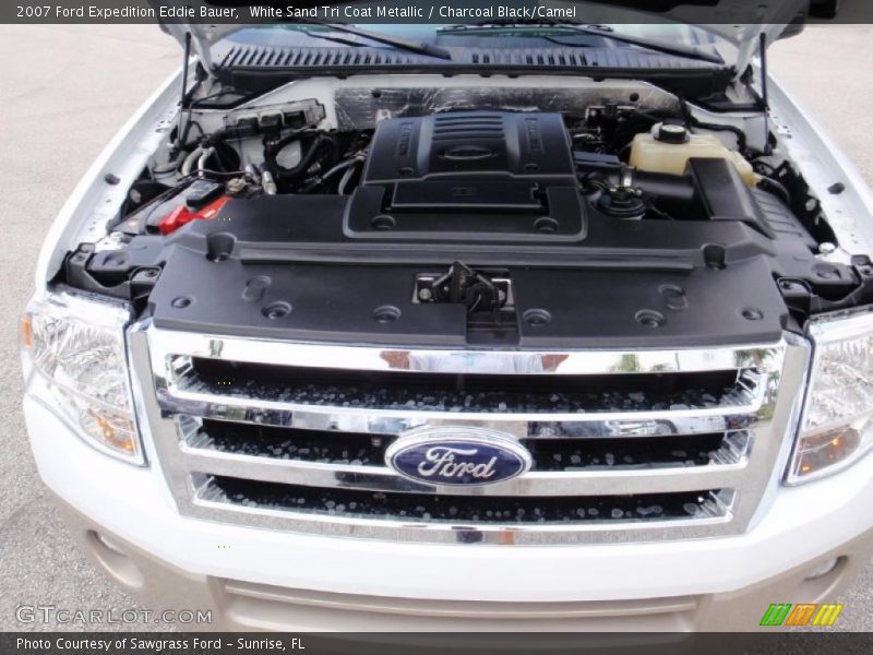 White Sand Tri Coat Metallic / Charcoal Black/Camel 2007 Ford Expedition Eddie Bauer