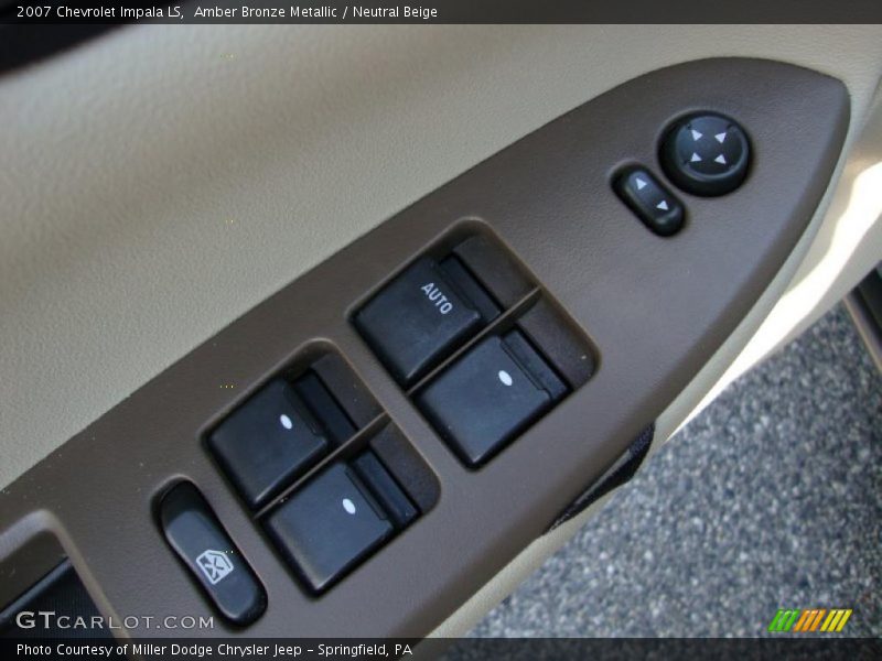 Amber Bronze Metallic / Neutral Beige 2007 Chevrolet Impala LS