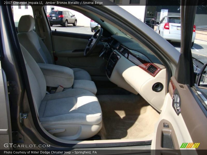 Amber Bronze Metallic / Neutral Beige 2007 Chevrolet Impala LS