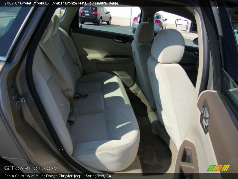 Amber Bronze Metallic / Neutral Beige 2007 Chevrolet Impala LS