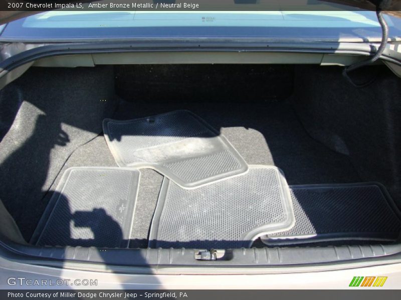 Amber Bronze Metallic / Neutral Beige 2007 Chevrolet Impala LS