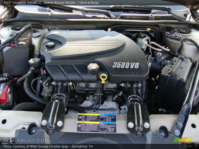 Amber Bronze Metallic / Neutral Beige 2007 Chevrolet Impala LS