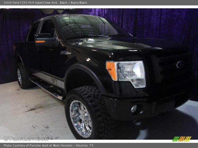 Black / Black/Black 2009 Ford F150 FX4 SuperCrew 4x4