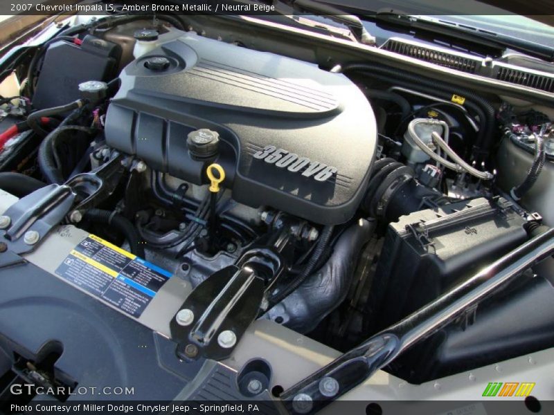 Amber Bronze Metallic / Neutral Beige 2007 Chevrolet Impala LS