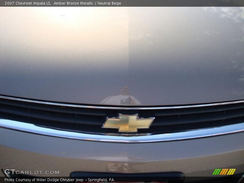 Amber Bronze Metallic / Neutral Beige 2007 Chevrolet Impala LS