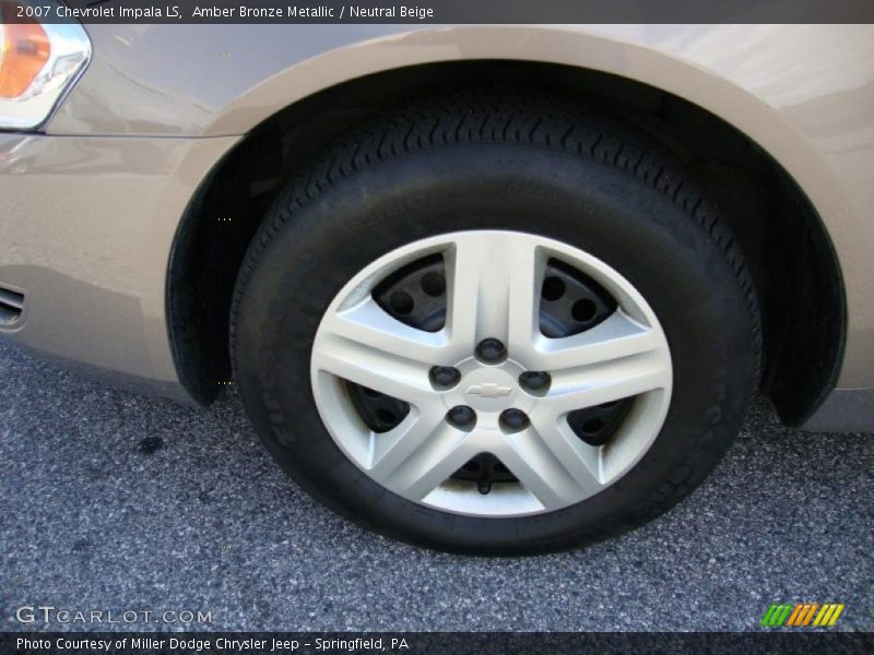 Amber Bronze Metallic / Neutral Beige 2007 Chevrolet Impala LS