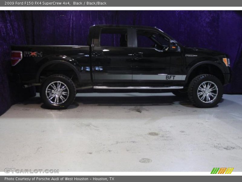 Black / Black/Black 2009 Ford F150 FX4 SuperCrew 4x4