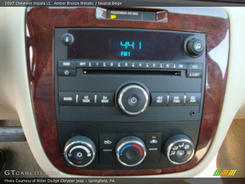 Amber Bronze Metallic / Neutral Beige 2007 Chevrolet Impala LS