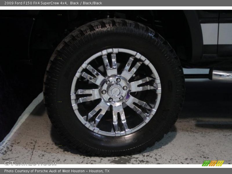 Black / Black/Black 2009 Ford F150 FX4 SuperCrew 4x4