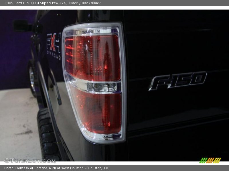 Black / Black/Black 2009 Ford F150 FX4 SuperCrew 4x4