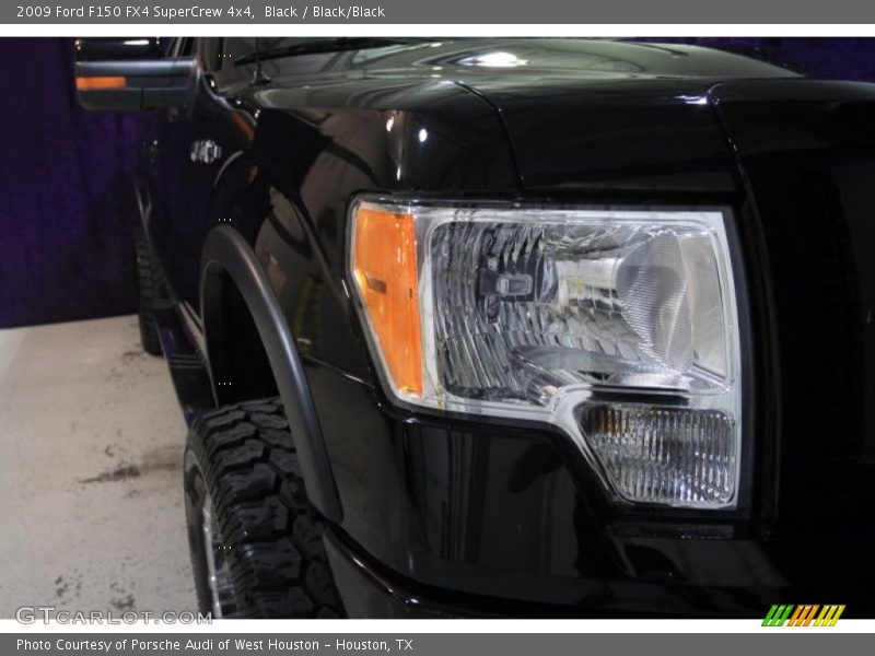 Black / Black/Black 2009 Ford F150 FX4 SuperCrew 4x4
