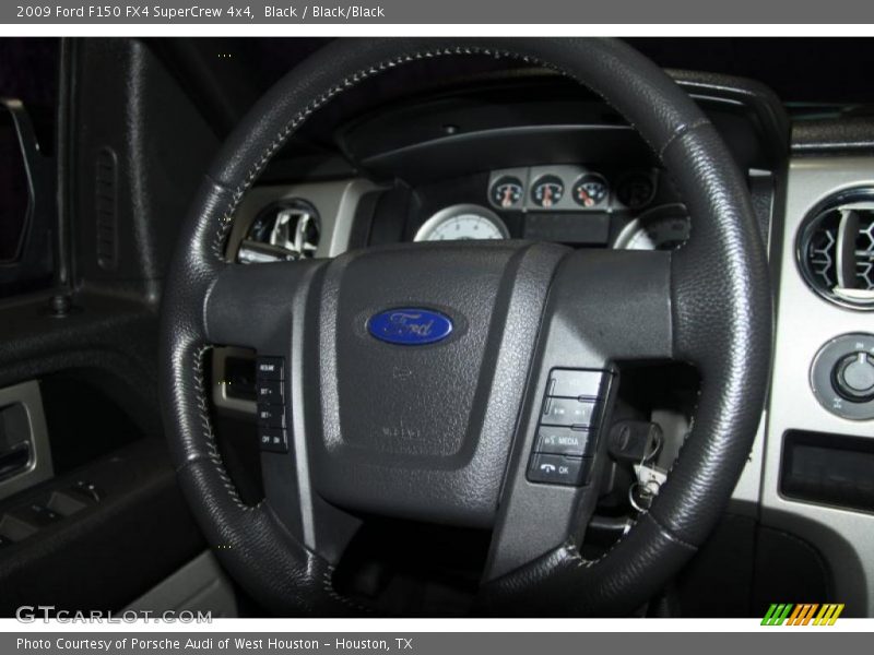 Black / Black/Black 2009 Ford F150 FX4 SuperCrew 4x4