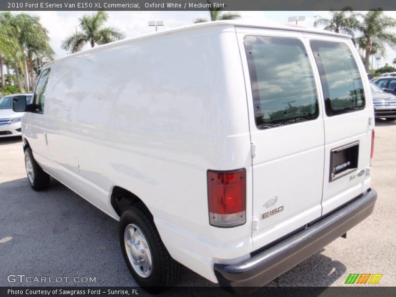 Oxford White / Medium Flint 2010 Ford E Series Van E150 XL Commericial