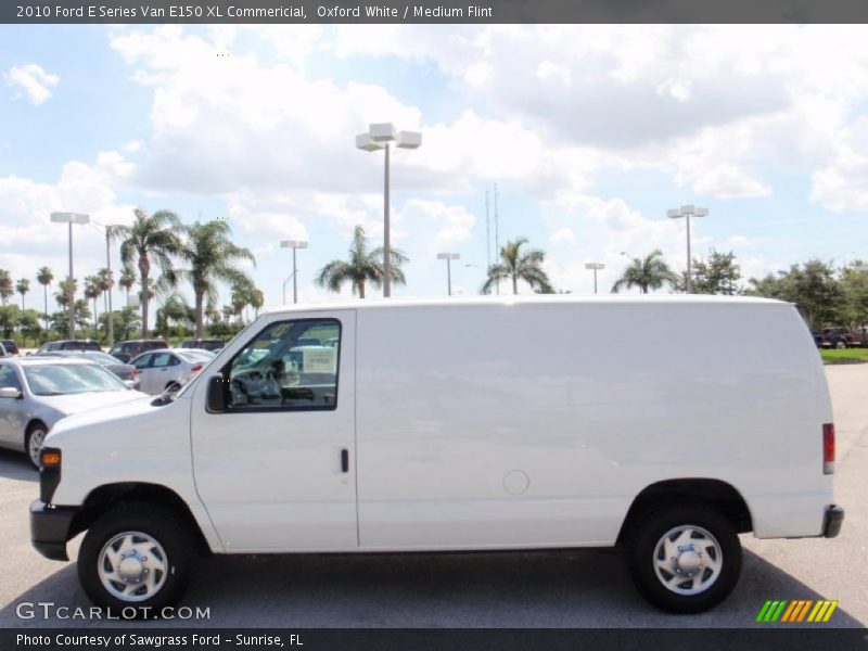Oxford White / Medium Flint 2010 Ford E Series Van E150 XL Commericial