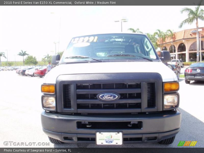 Oxford White / Medium Flint 2010 Ford E Series Van E150 XL Commericial