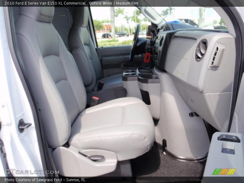 Oxford White / Medium Flint 2010 Ford E Series Van E150 XL Commericial