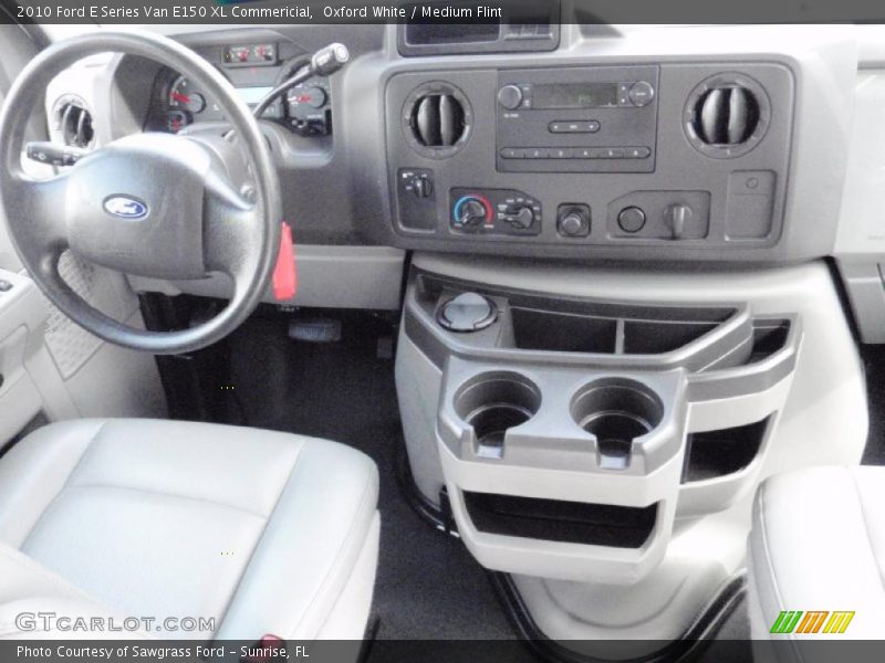 Oxford White / Medium Flint 2010 Ford E Series Van E150 XL Commericial