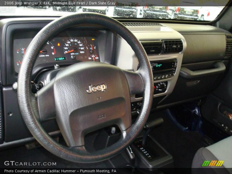 Midnight Blue Pearl / Dark Slate Gray 2006 Jeep Wrangler X 4x4