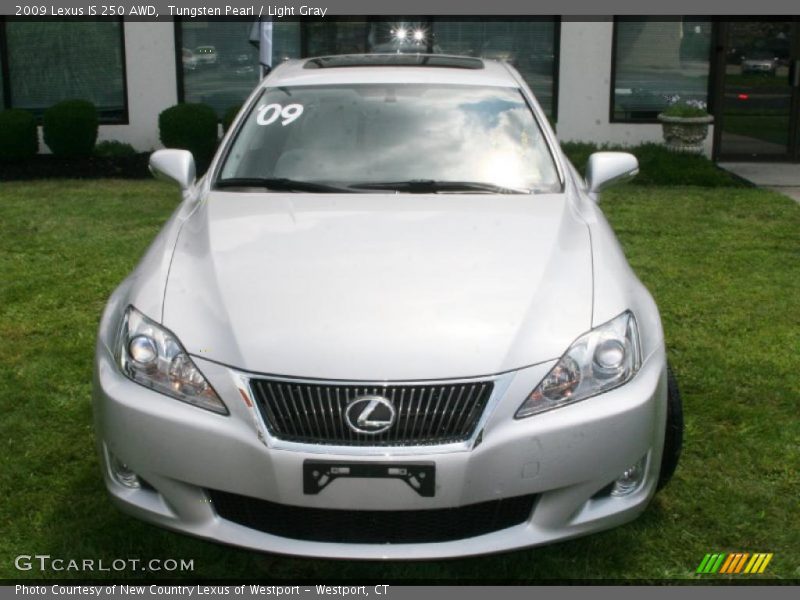 Tungsten Pearl / Light Gray 2009 Lexus IS 250 AWD