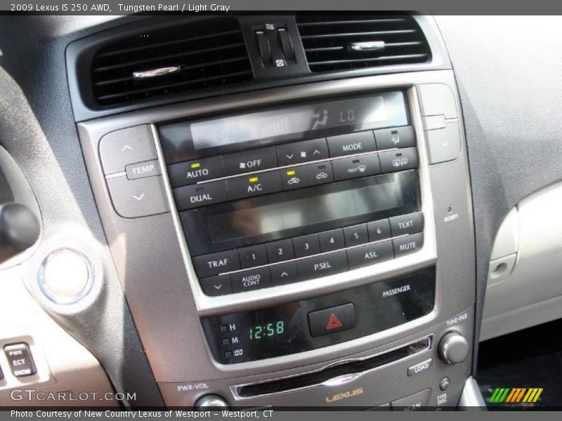 Tungsten Pearl / Light Gray 2009 Lexus IS 250 AWD