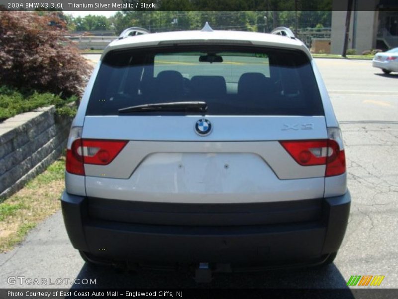 Titanium Silver Metallic / Black 2004 BMW X3 3.0i