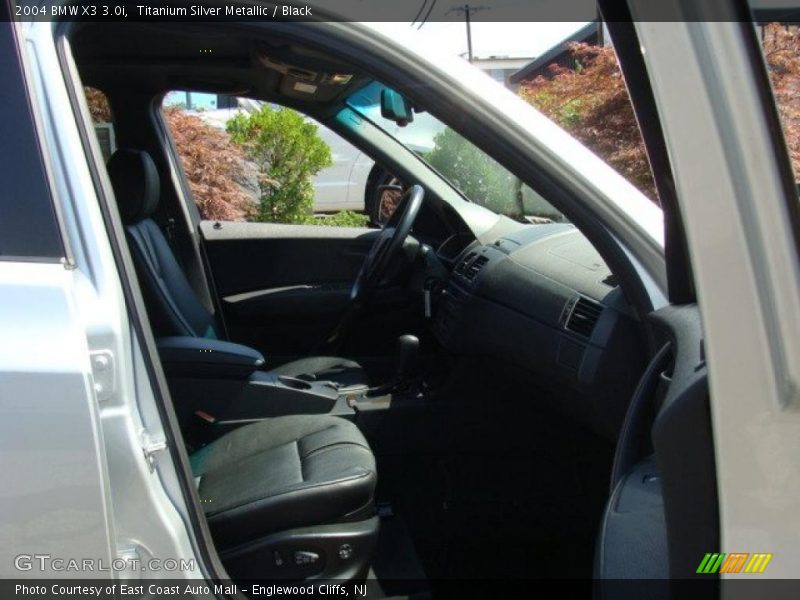 Titanium Silver Metallic / Black 2004 BMW X3 3.0i