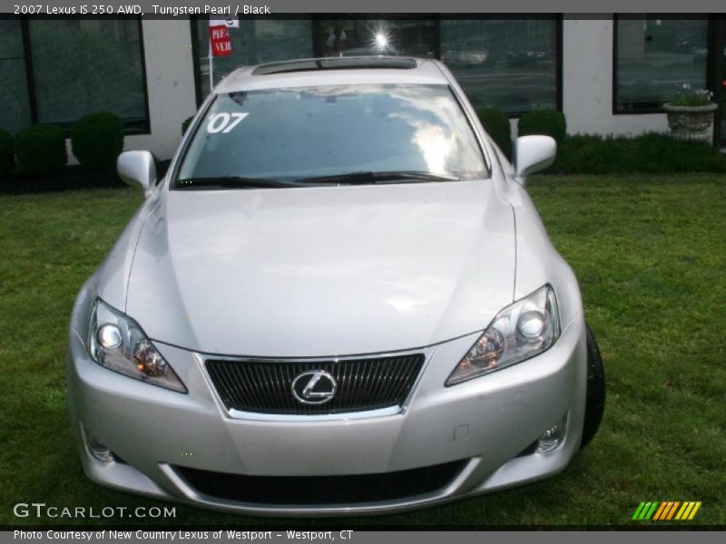 Tungsten Pearl / Black 2007 Lexus IS 250 AWD