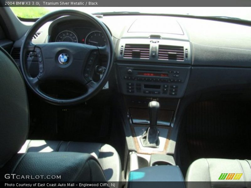 Titanium Silver Metallic / Black 2004 BMW X3 3.0i