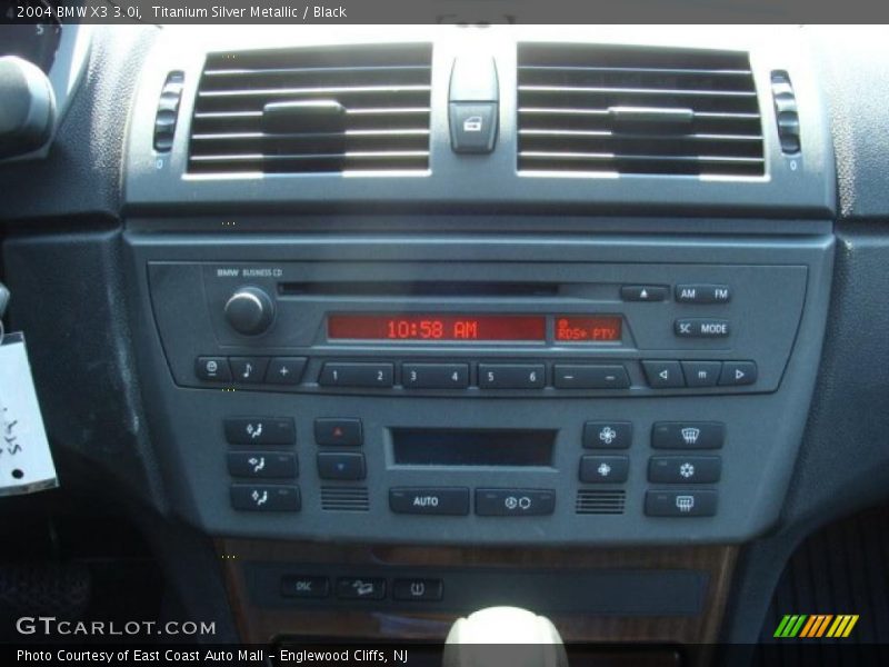 Titanium Silver Metallic / Black 2004 BMW X3 3.0i