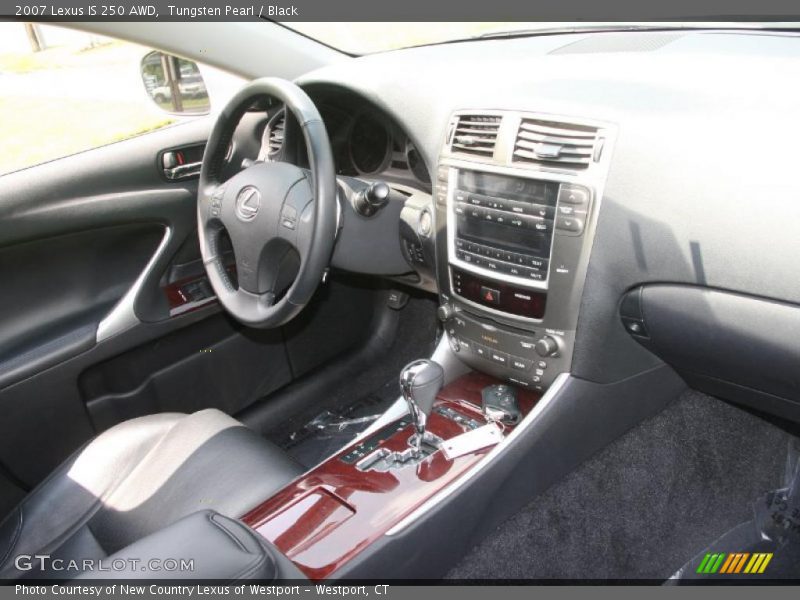 Tungsten Pearl / Black 2007 Lexus IS 250 AWD