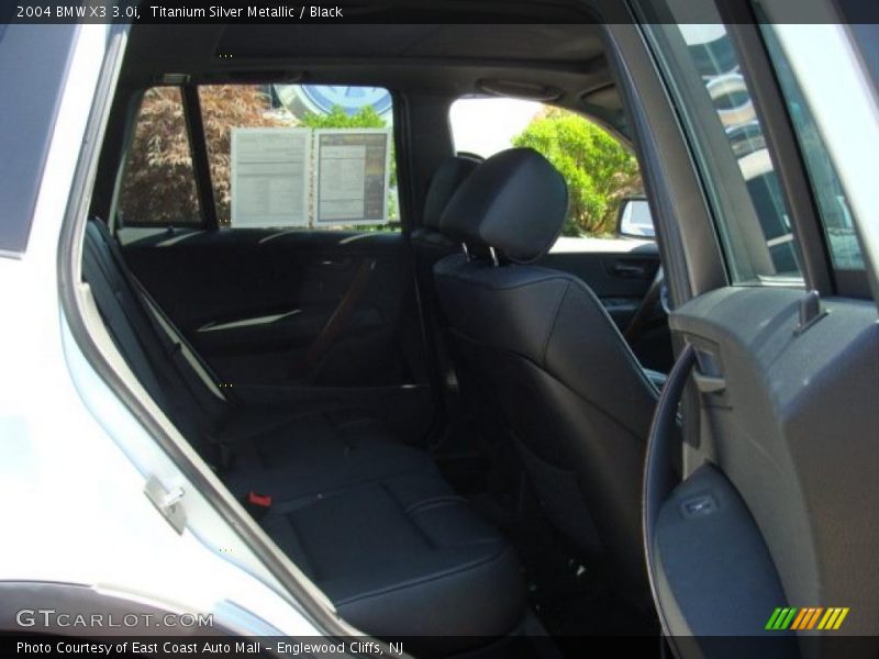 Titanium Silver Metallic / Black 2004 BMW X3 3.0i
