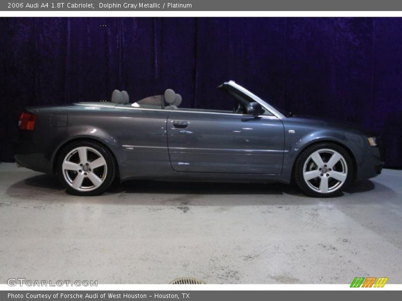 Dolphin Gray Metallic / Platinum 2006 Audi A4 1.8T Cabriolet