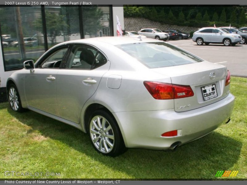 Tungsten Pearl / Black 2007 Lexus IS 250 AWD