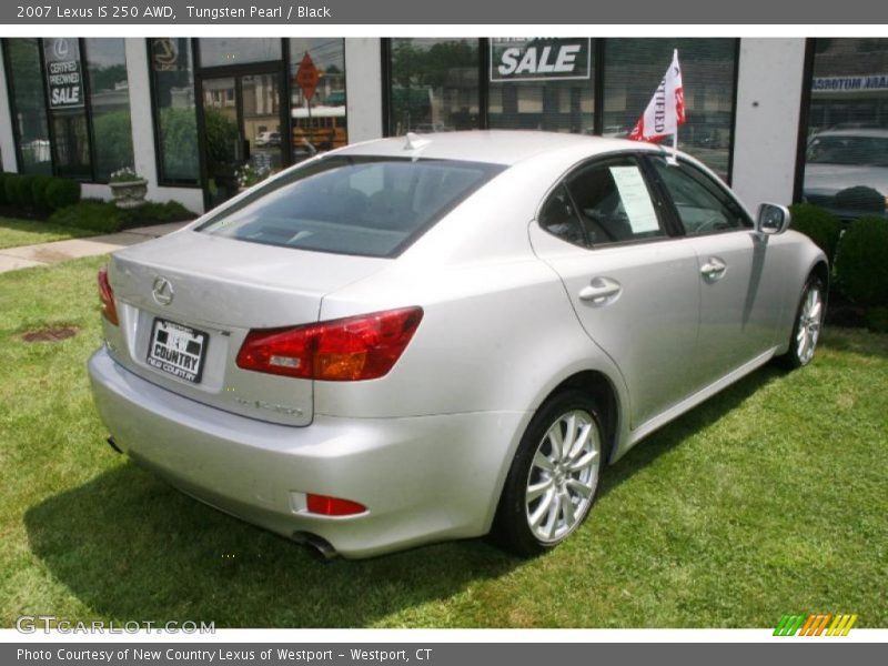 Tungsten Pearl / Black 2007 Lexus IS 250 AWD