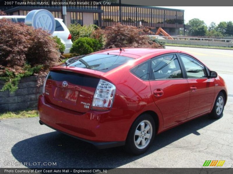 Barcelona Red Metallic / Dark Gray 2007 Toyota Prius Hybrid
