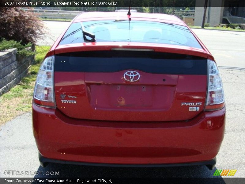 Barcelona Red Metallic / Dark Gray 2007 Toyota Prius Hybrid