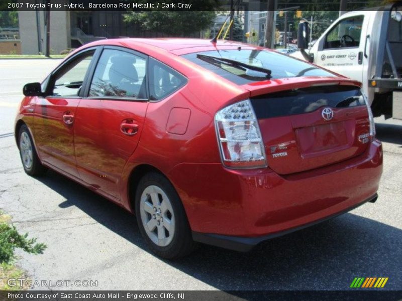 Barcelona Red Metallic / Dark Gray 2007 Toyota Prius Hybrid