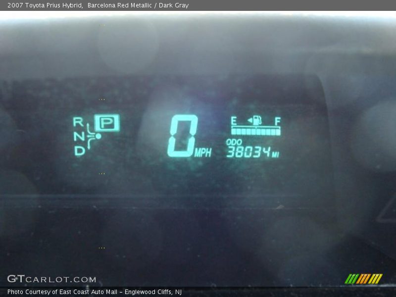 Barcelona Red Metallic / Dark Gray 2007 Toyota Prius Hybrid