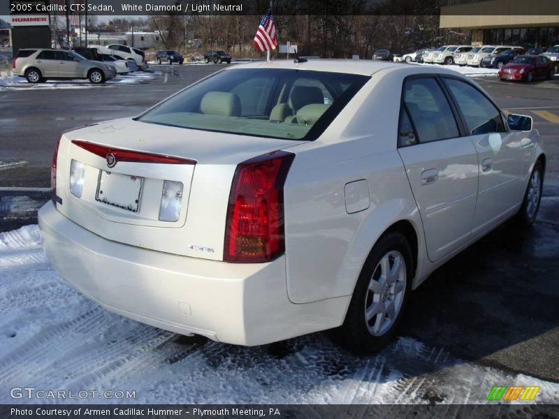 White Diamond / Light Neutral 2005 Cadillac CTS Sedan