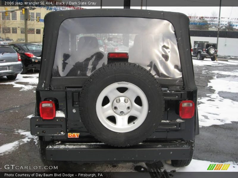 Black / Dark Slate Gray 2006 Jeep Wrangler SE 4x4