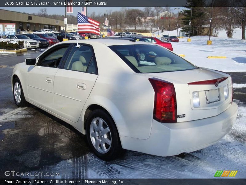 White Diamond / Light Neutral 2005 Cadillac CTS Sedan