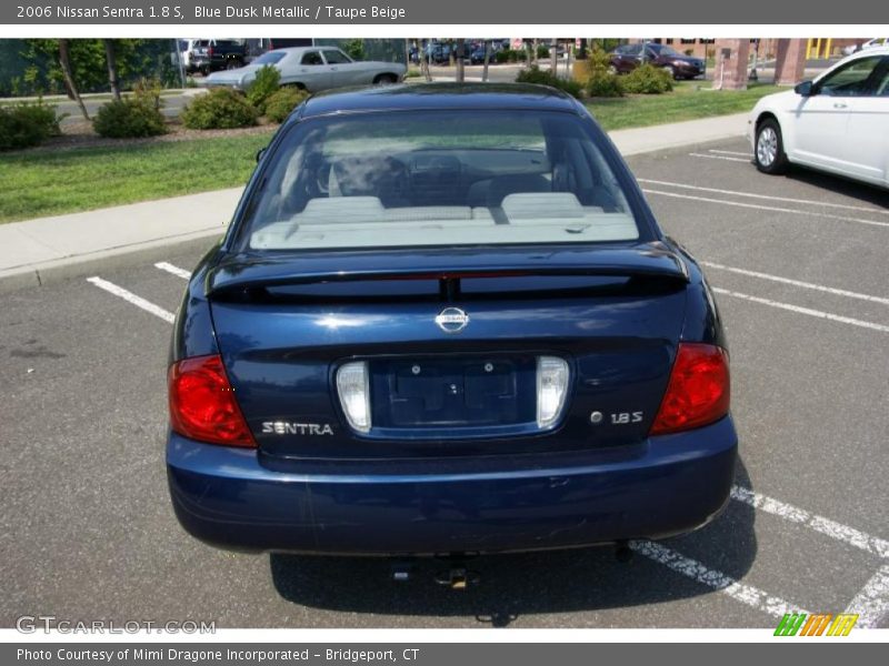 Blue Dusk Metallic / Taupe Beige 2006 Nissan Sentra 1.8 S