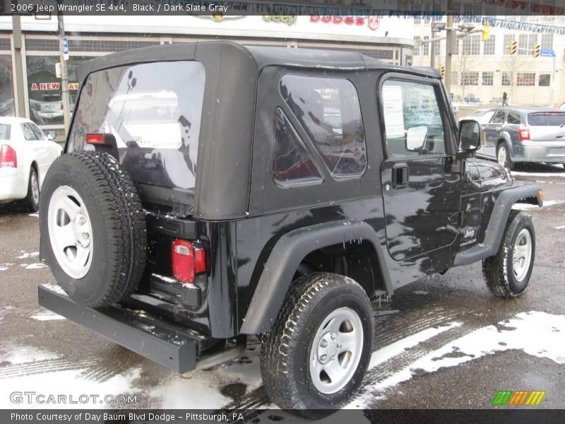 Black / Dark Slate Gray 2006 Jeep Wrangler SE 4x4