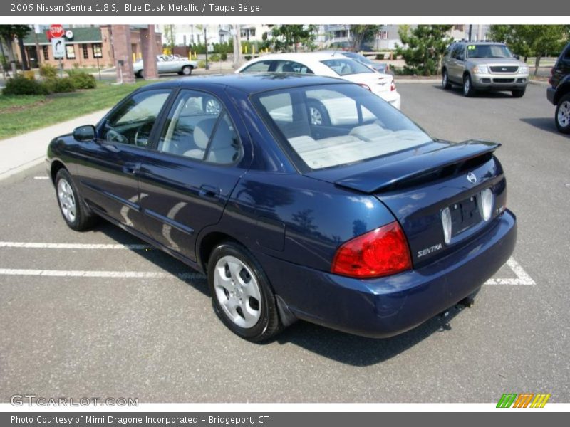 Blue Dusk Metallic / Taupe Beige 2006 Nissan Sentra 1.8 S