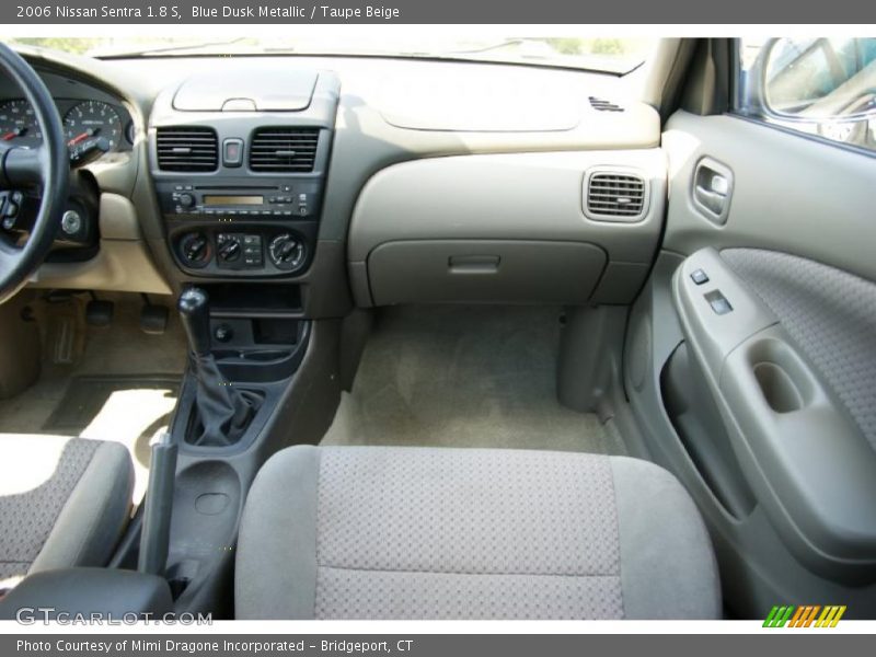 Blue Dusk Metallic / Taupe Beige 2006 Nissan Sentra 1.8 S