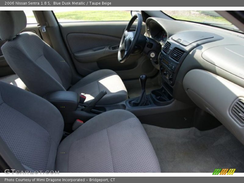 Blue Dusk Metallic / Taupe Beige 2006 Nissan Sentra 1.8 S