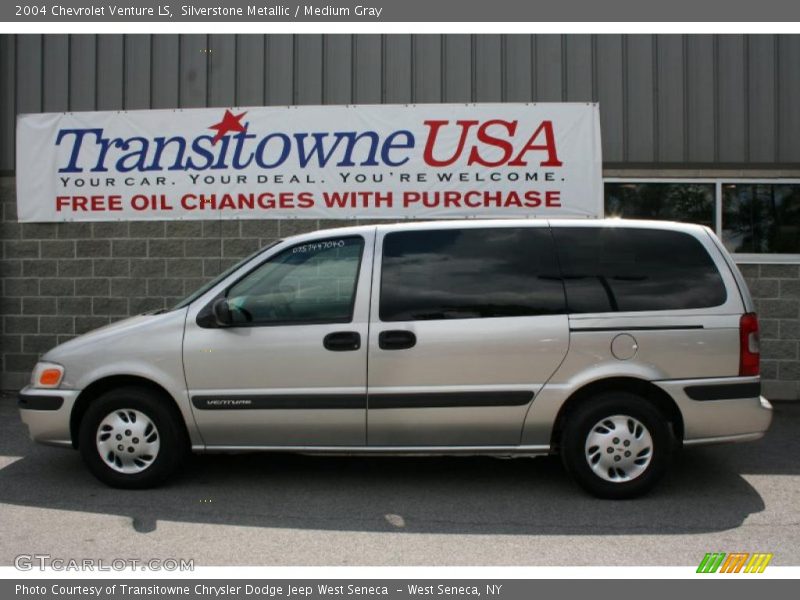 Silverstone Metallic / Medium Gray 2004 Chevrolet Venture LS