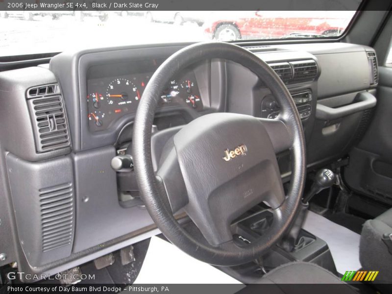 Black / Dark Slate Gray 2006 Jeep Wrangler SE 4x4